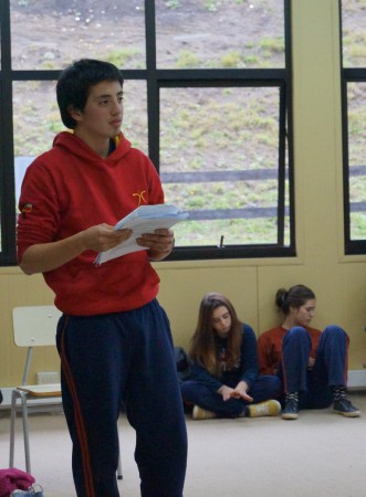 Integrante del grupo de teatro