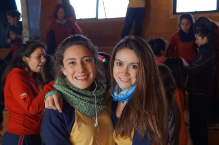 Alumnas en el grupo de danza